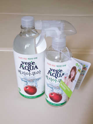 베지아쿠아 475ml + 리필 1000ml 1Set — 5점을 준 리뷰어가 2019년 10월 올린 사용 사진