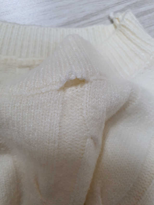 스타일티바_ 꽈배기니트티 리뷰 사진