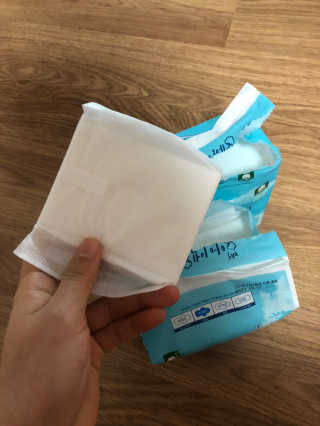 보타메디 마이아이엠 생리대 — 4점을 준 리뷰어가 2019년 1월 올린 사용 사진
