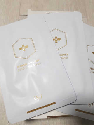 오지아이 마누카 허니 딥 케어 마스크 25ml X 10pcs — 5점을 준 리뷰어가 2020년 2월 올린 사용 사진