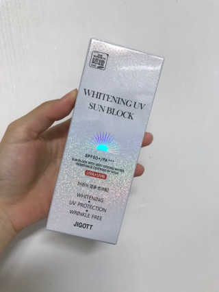 지고트 화이트닝 유브이 썬블럭 크림 70ml,1+1 — 1.5점을 준 리뷰어가 2019년 8월 올린 사용 사진