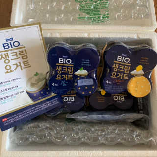 [매일 바이오] 생크림요거트 플레인 12개 + 유자 12개 — 5점을 준 리뷰어가 2019년 6월 올린 사용 사진
