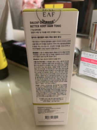 달리프 클로렐라 베러 루트 헤어토닉 100ml — 4점을 준 리뷰어가 2019년 9월 올린 사용 사진