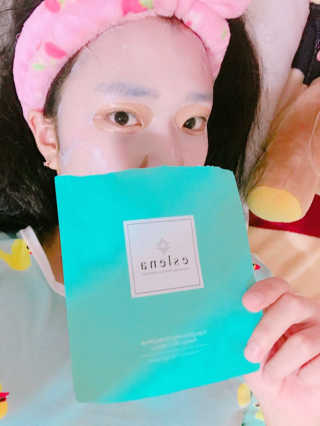 에슬레나 엑스트라 밸런싱 힐링 마스크 10장 — 5점을 준 리뷰어가 2017년 10월 올린 사용 사진