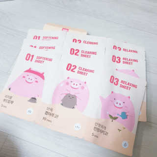 미팩토리 3단 돼지코팩 3매입 X 2EA — 4점을 준 리뷰어가 2019년 6월 올린 사용 사진