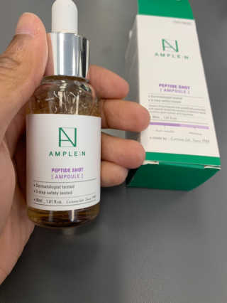 앰플엔 암 페트 펩티드 샷 AMPOULE — 4점을 준 리뷰어가 2019년 6월 올린 사용 사진