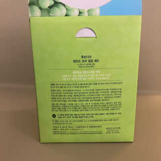 [후르디아] 청포도 매끈약산성 필링 패드_50매 세트 — 5점을 준 리뷰어가 2019년 9월 올린 사용 사진