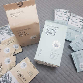 [착한습관]건강한 한끼, 귀리 쉐이크와 서리태 쉐이크 — 5점을 준 리뷰어가 2019년 9월 올린 사용 사진