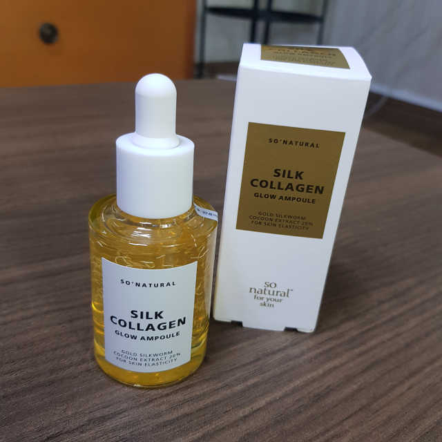 쏘내추럴 실크 콜라겐 글로우 앰플 리뷰 사진
