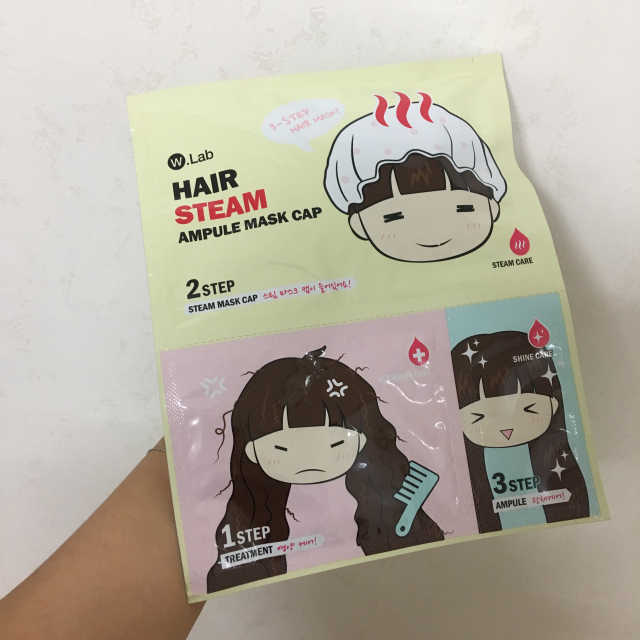 헤어스팀캡 리뷰 사진