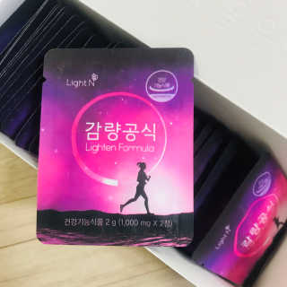 [감량공식] 다이어트 건강기능식품 — 4점을 준 리뷰어가 2019년 12월 올린 사용 사진