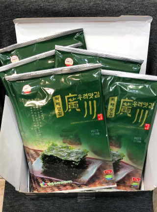 광천우리맛김 파래향 듬뿍, 바삭한 광천우리파래김 6매10봉 — 4.83점을 준 리뷰어가 2018년 6월 올린 사용 사진