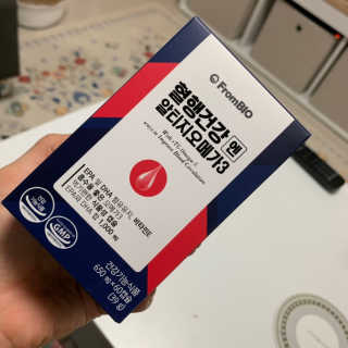 프롬바이오 혈액순환과 눈 건강을 동시에 혈행건강엔알티지오메3 — 5점을 준 리뷰어가 2019년 12월 올린 사용 사진