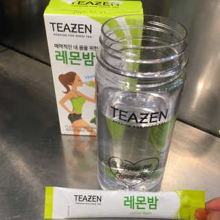 티젠 레몬밤 + 마이보틀 — 4.67점을 준 리뷰어가 2018년 7월 올린 사용 사진