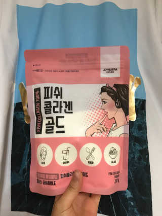 조이뉴트라 피쉬콜라겐골드 — 1점을 준 리뷰어가 2018년 8월 올린 사용 사진