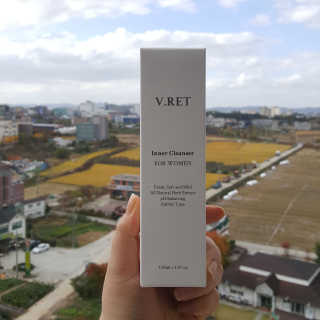 V.RET 브이렛 여성청결제 — 5점을 준 리뷰어가 2018년 10월 올린 사용 사진