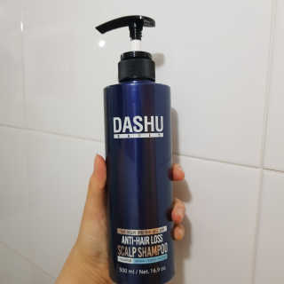 다슈코리아 다슈 데일리 한방 두피 골드 샴푸 500ml — 5점을 준 리뷰어가 2018년 1월 올린 사용 사진