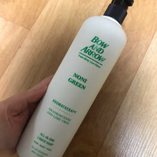 보우앤애로우 아로마테라피 올인원 리퀴드 솝 - 노니 그린 500ml — 4점을 준 리뷰어가 2019년 11월 올린 사용 사진