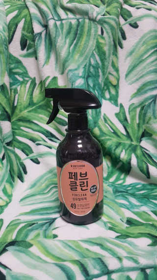 더블유드레스룸 페브클린 500ml — 5점을 준 리뷰어가 2018년 8월 올린 사용 사진