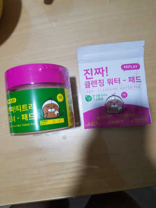 미플레이 진짜 티트리 토너 패드 — 5점을 준 리뷰어가 2018년 11월 올린 사용 사진