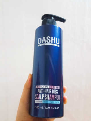 다슈코리아 다슈 데일리 한방 두피 골드 샴푸 500ml — 4.5점을 준 리뷰어가 2017년 12월 올린 사용 사진
