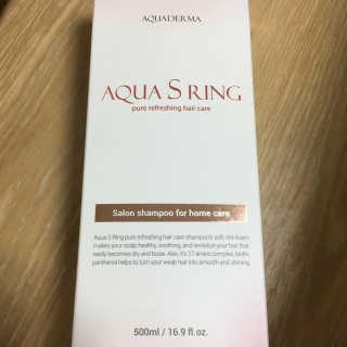 아쿠아큐링 아쿠아S링 퓨어리프레싱 헤어케어 500ml — 5점을 준 리뷰어가 2018년 7월 올린 사용 사진