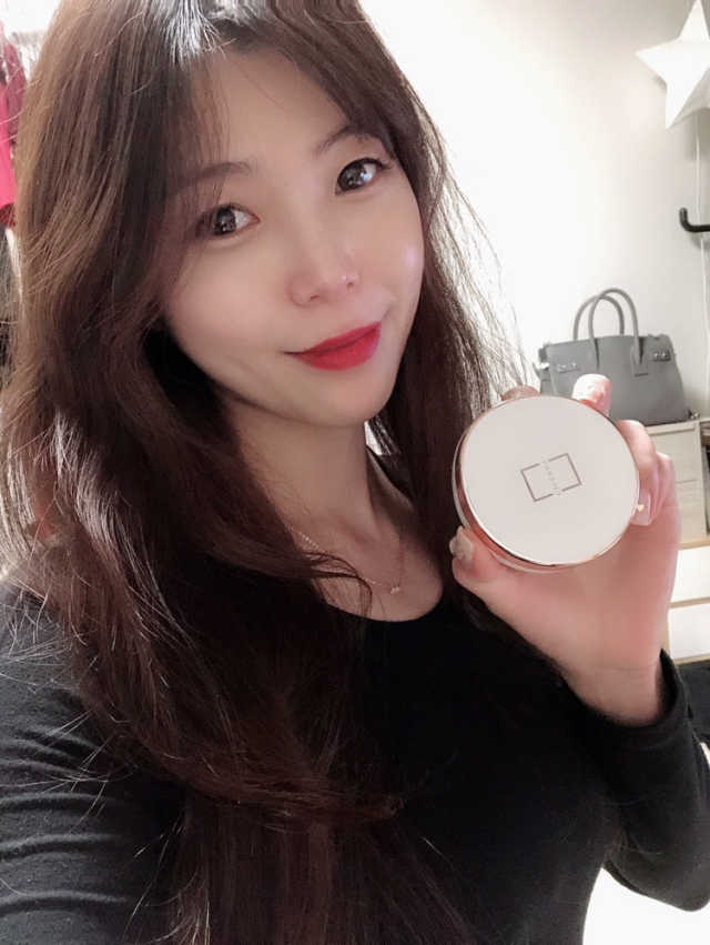 지베르니 밀착 쉬폰 쿠션 리뷰 사진