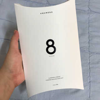 누메로 8 클리어링 모이스처 마스크팩 — 4점을 준 리뷰어가 2016년 12월 올린 사용 사진