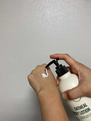 (주)에네스티 내추럴 촉촉  오트밀 바디로션 500ml — 4점을 준 리뷰어가 2019년 12월 올린 사용 사진