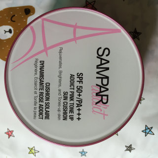 쌍빠 어딕트 핑크 톤업 선쿠션 SPF50+ PA+++ — 4점을 준 리뷰어가 2016년 7월 올린 사용 사진