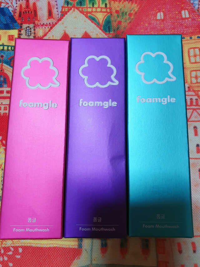 [폼글] 거품가글 50ml 3종 - 민트, 라벤더, 라즈베리 리뷰 사진