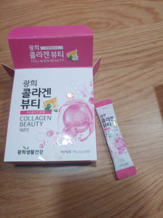 광희생활건강 광희 콜라겐뷰티 — 5점을 준 리뷰어가 2019년 11월 올린 사용 사진