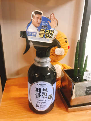 더블유드레스룸 페브클린 500ml — 4.33점을 준 리뷰어가 2018년 11월 올린 사용 사진