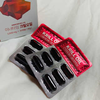 이너블릭 이너타임 크릴오일 — 5점을 준 리뷰어가 2019년 12월 올린 사용 사진