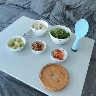 창신리빙 [프랑코 모노 테이블] 똑똑한 정리 수납 — 4점을 준 리뷰어가 2019년 1월 올린 사용 사진
