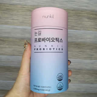 눈길 프로바이오틱스 눈길 콜라겐 프로바이오틱스 — 4점을 준 리뷰어가 2019년 11월 올린 사용 사진