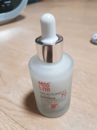 (주)에네스티 미스랩 갈락토미세스 엔리치드 앰플 — 2점을 준 리뷰어가 2019년 10월 올린 사용 사진