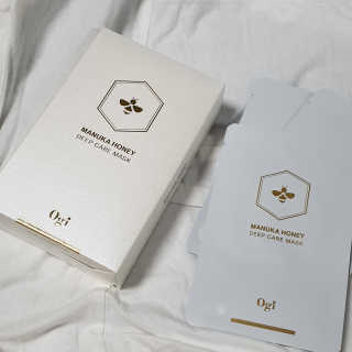 오지아이 마누카 허니 딥 케어 마스크 25ml X 10pcs — 4점을 준 리뷰어가 2020년 1월 올린 사용 사진