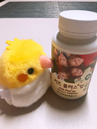 비타맘 키즈플러스업 성장기 어린이 멀티비타민미네랄 120정 — 5점을 준 리뷰어가 2020년 1월 올린 사용 사진