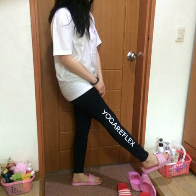 PODIUM 요가리플렉스 로고 디자인 롱 팬츠 리뷰 사진