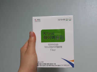 두루원 똥기사의 Kfood 화이버슬림 — 4.5점을 준 리뷰어가 2018년 7월 올린 사용 사진