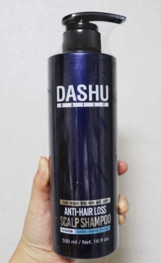 다슈코리아 다슈 데일리 단백질 한방 두피 골드 샴푸 500ml — 5점을 준 리뷰어가 2020년 3월 올린 사용 사진