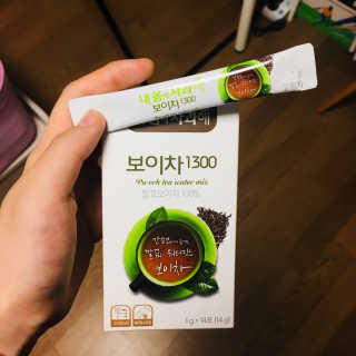 넥스트비티 내몸에 사과해 보이차1300 — 3.83점을 준 리뷰어가 2018년 7월 올린 사용 사진