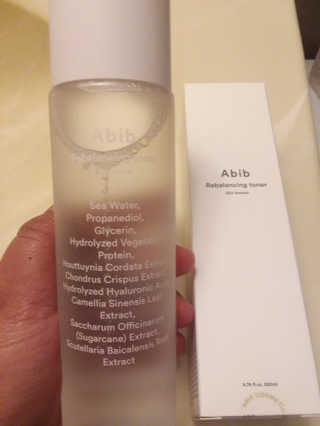아비브 ABIB REBALANCING TONER SKIN BOOSTER — 5점을 준 리뷰어가 2018년 11월 올린 사용 사진