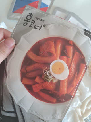 잠실맛집,홍코너떡볶이가우리집에[옛날맛,짜장맛옵션] — 5점을 준 리뷰어가 2019년 12월 올린 사용 사진