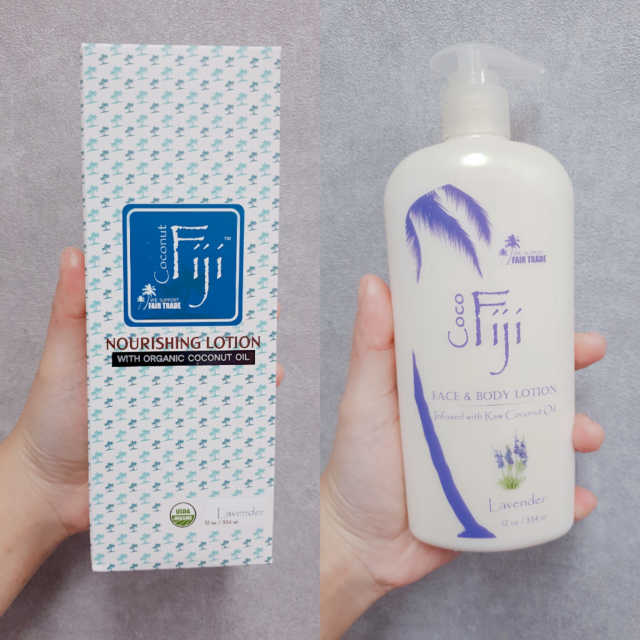 오가닉피지 코코넛 영양로션 라벤더향 리뷰 사진