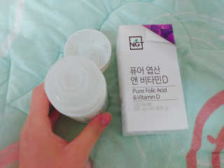 네츄럴굿띵스 퓨어 락토 철분 60일분 — 4.33점을 준 리뷰어가 2018년 2월 올린 사용 사진