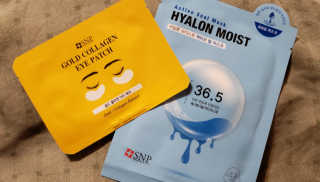 SNP Active Seal Hyalon Moist, 골드 콜라겐 눈 패치 — 5점을 준 리뷰어가 2019년 3월 올린 사용 사진