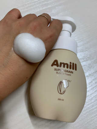 에이밀 슈퍼 그레인 버블 폼 200ml — 3점을 준 리뷰어가 2019년 9월 올린 사용 사진