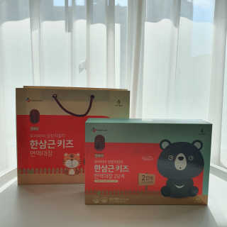 한삼근 블랙라벨 CJ헬스케어 한삼근 키즈 면역대장 2단계 — 5점을 준 리뷰어가 2019년 10월 올린 사용 사진